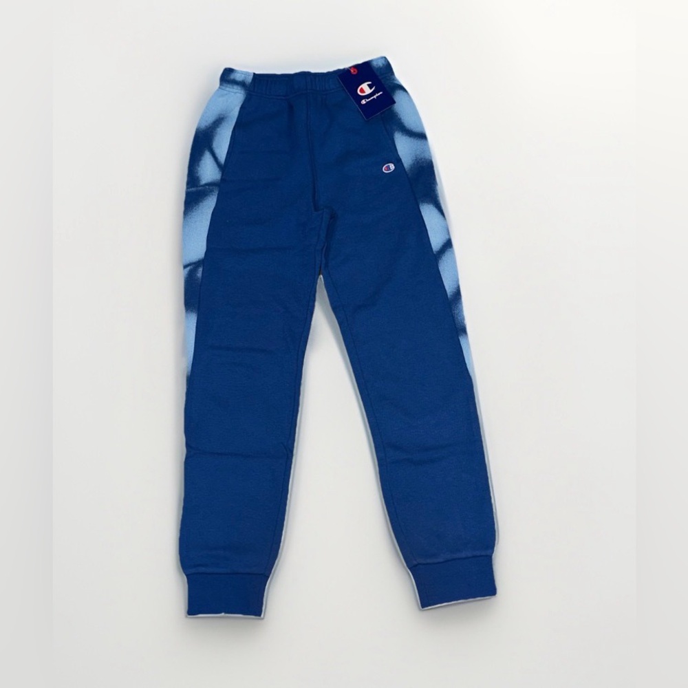 Champion Boys Logo Steel Blue Liquid Camo Jogger Pants Boy’s Medium 10/12 NWT